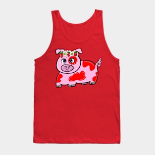 Strawberry Pig Tank Top